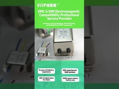 CE ROHS Single Phase RFI Filters 0.5A-300A Electronic Interference Filters
