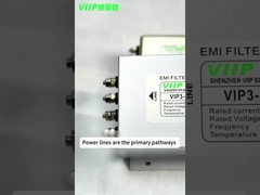 50/60Hz Nominal Center Frequency Single Phase EMI Filter with Superior Attenuation Level
