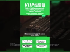 Rugged Conductive Plastic EMI Filter for Reliable Line Interference Suppression