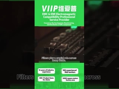 Metal Housing DC EMI Filters For Within Temperature Range -40°C To 85°C