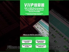 Metal Housing Inverter EMI Filter with 50Ω Input Impedance for medical equipment