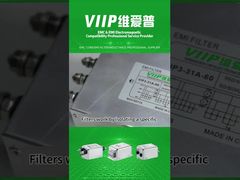 VIP2-2A-10 DC EMI Filters with Leakage Current 0.5mA Max and Insertion Loss 50dB Min