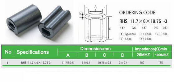 Buy Impedance Low Resistance EMI Ferrite Nanocrystalline Core Adopted In Power Transformers online manufacture