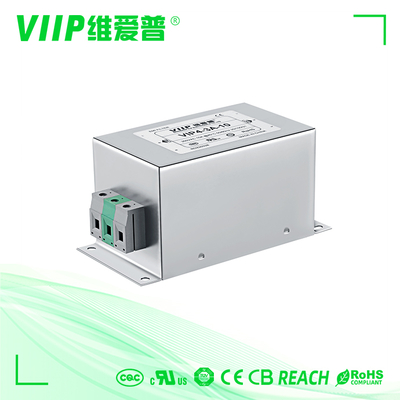 Buy 1760VDC AC EMI Filter 60-90dB Insertion Loss 10KHZ-30MHZ online manufacture