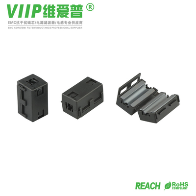 Black 10mm Clip On Ferrite Core Package Type For Aerospace And Defense Application