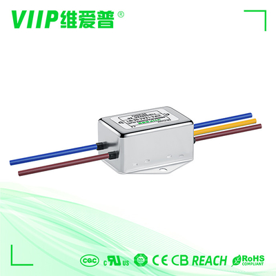 Surface Mount Package Type AC EMI Filter 1450VDC Line To Line 50 Ω Input Impedance