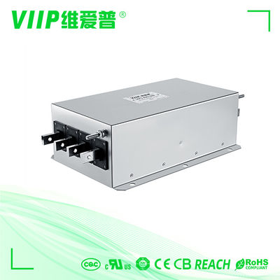 Ultra Low Leakage 3 Phase EMI Noise Filter 440Vac For Packaging Machinery