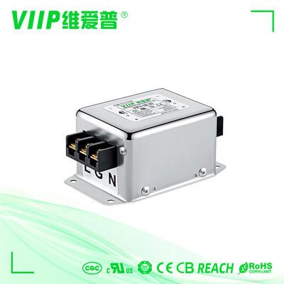 EMC EMI Single Phase RFI Filter Two Stage For Data Equipment