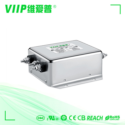 250VAC Single Phase EMI Filters , Safety Tester 10A EMI EMC Filters