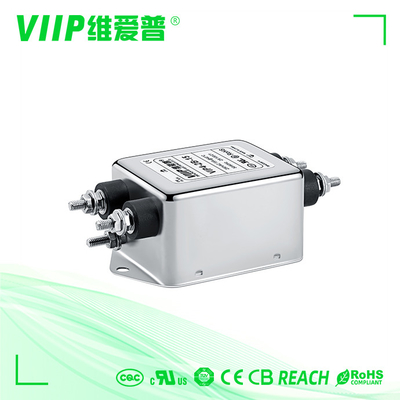 Single Phase EMI Filter with EMI Suppression Capabilities Attenuation ≥20dB Insulation Resistance ≥100MΩ Humidity ≤95%RH
