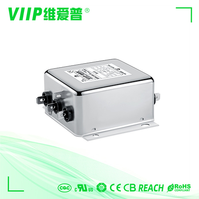 Power Supply 3 Phase Emc Filter , Single Phase 3A AC EMI Filter