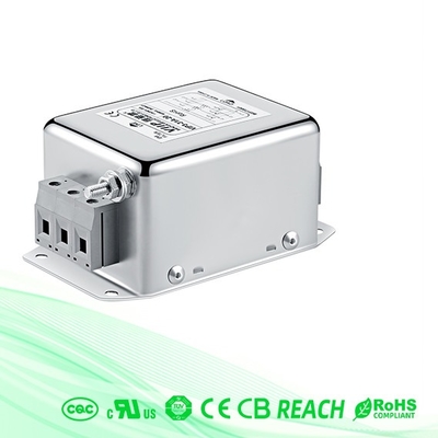 380/600V AC Filter with Maximum Leakage Current 115VAC/60HZ 1.4mA Max.