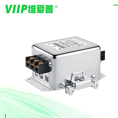Block Terminal Copper Bar 20A Single Phase EMI Filter For AC Power