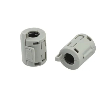 Cylindrical Snap On Ferrite Core 500MHZ Frequency Range for EMI Shielding