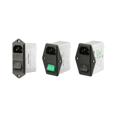 Screw Terminal IEC EMI Filter for Light Sensor System 1A-10A Rated Current