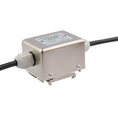 VIP2-2A-10 50Ω DC EMI Filter with 2A 100MΩ Insulation Resistance Metal Housing Input Impedance 50Ω