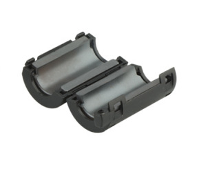 High Performance Clip On Ferrite Core for Signal Integrity /  All Electronic Cables