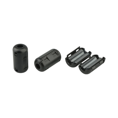 Black F9 SCFS Material Clip On Ferrite Core Inductor with Up To 500MHZ Frequency Range for Electromagnetic Compatibility