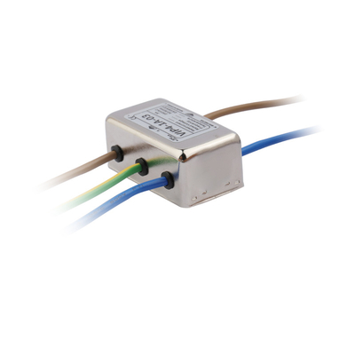 Surface Mount Package Type AC EMI Filter with 20-100dB Stopband Attenuation and 50 Ω Input Impedance