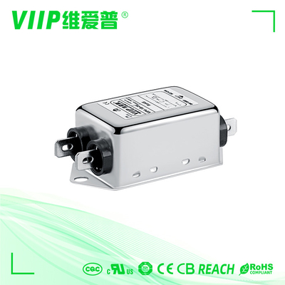 110V/250V AC EMI Filter with Terminal Block and Low Frequency Applications