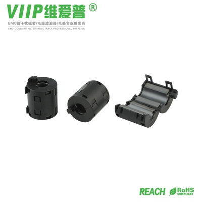 F9 Multiple Sizes Available Clip On Ferrite Core With EMI Suppression RoHS Reach Certification