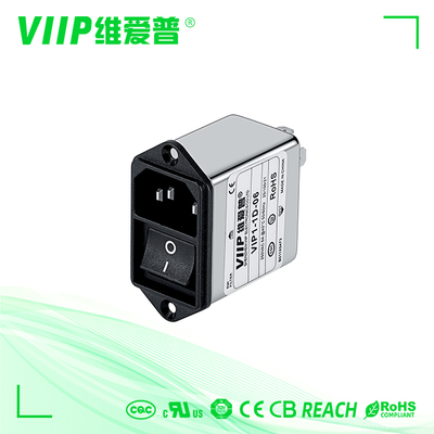1450VDC Line To Line EMI Suppression Filter with Metal Case and 250VAC Rated Voltage