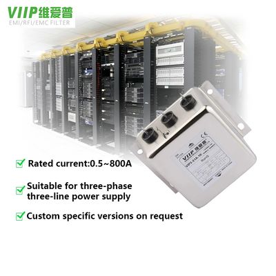 50A Single Phase EMI Filter with 10Khz-30MHZ Frequency Range for Fitness Equipment