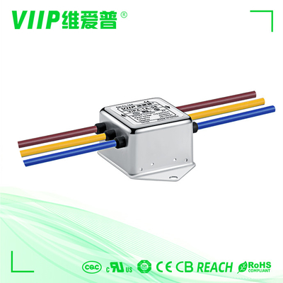 250VAC Single Phase EMI Filters 10A Emc Filters For Ac Power Line High Performance