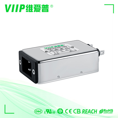 IEC Socket Emi Power Line Filter 3A Single Phase CE TUV ROHS